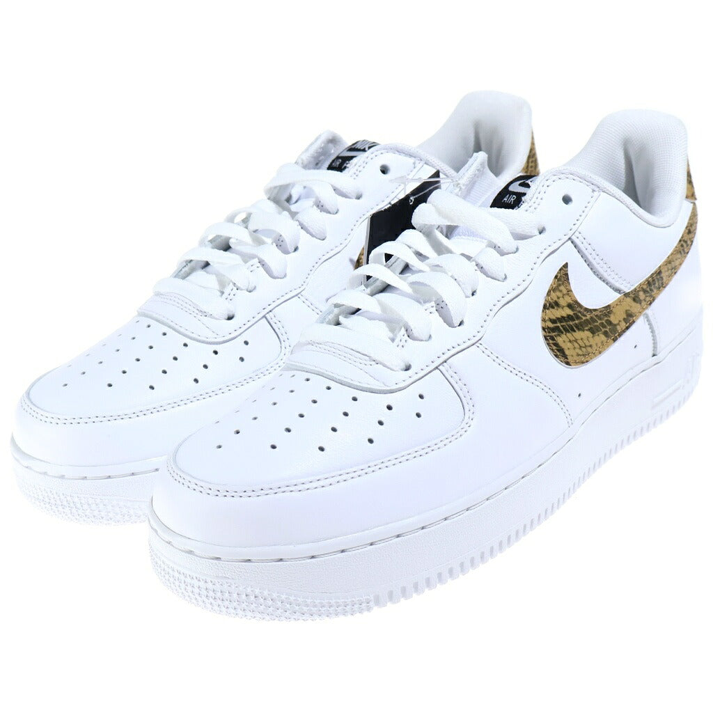 NIKE(ナイキ) AIR FORCE 1 LOW RETRO PREMIUM QS white/element gold ao1635-100 メンズ スニーカー AF1 蛇 96 Snake AO1635100