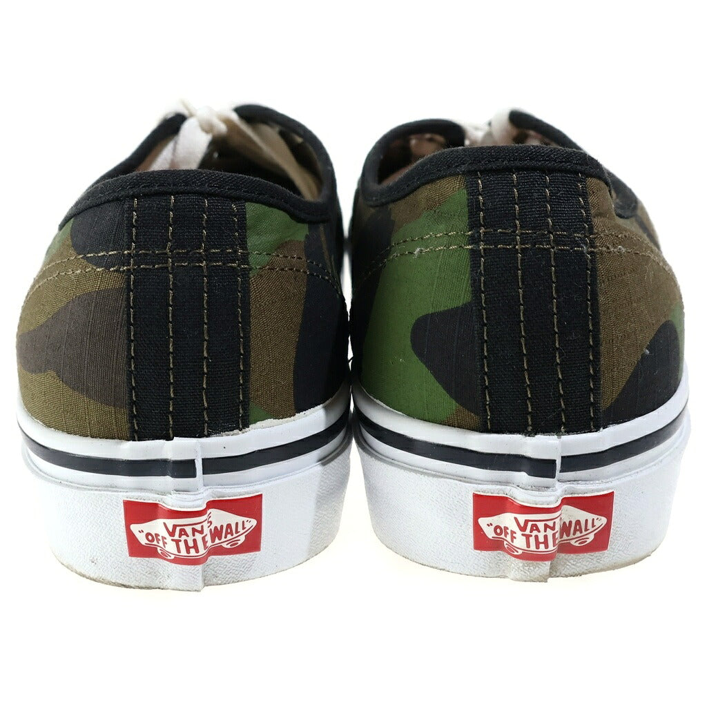 VANS(ヴァンズ) ×アベイシングエイプ オーセンティック44 ファーストカモ キャンバス ローカットスニーカー VN0A38EN7BC