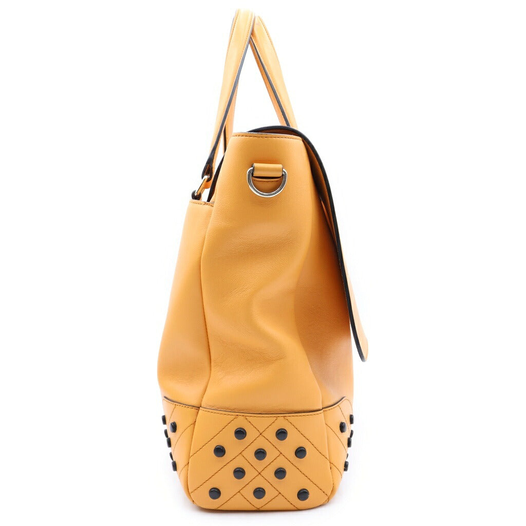 TOD'S(トッズ) スタッズ トートバッグ/ハンドバック ピンク