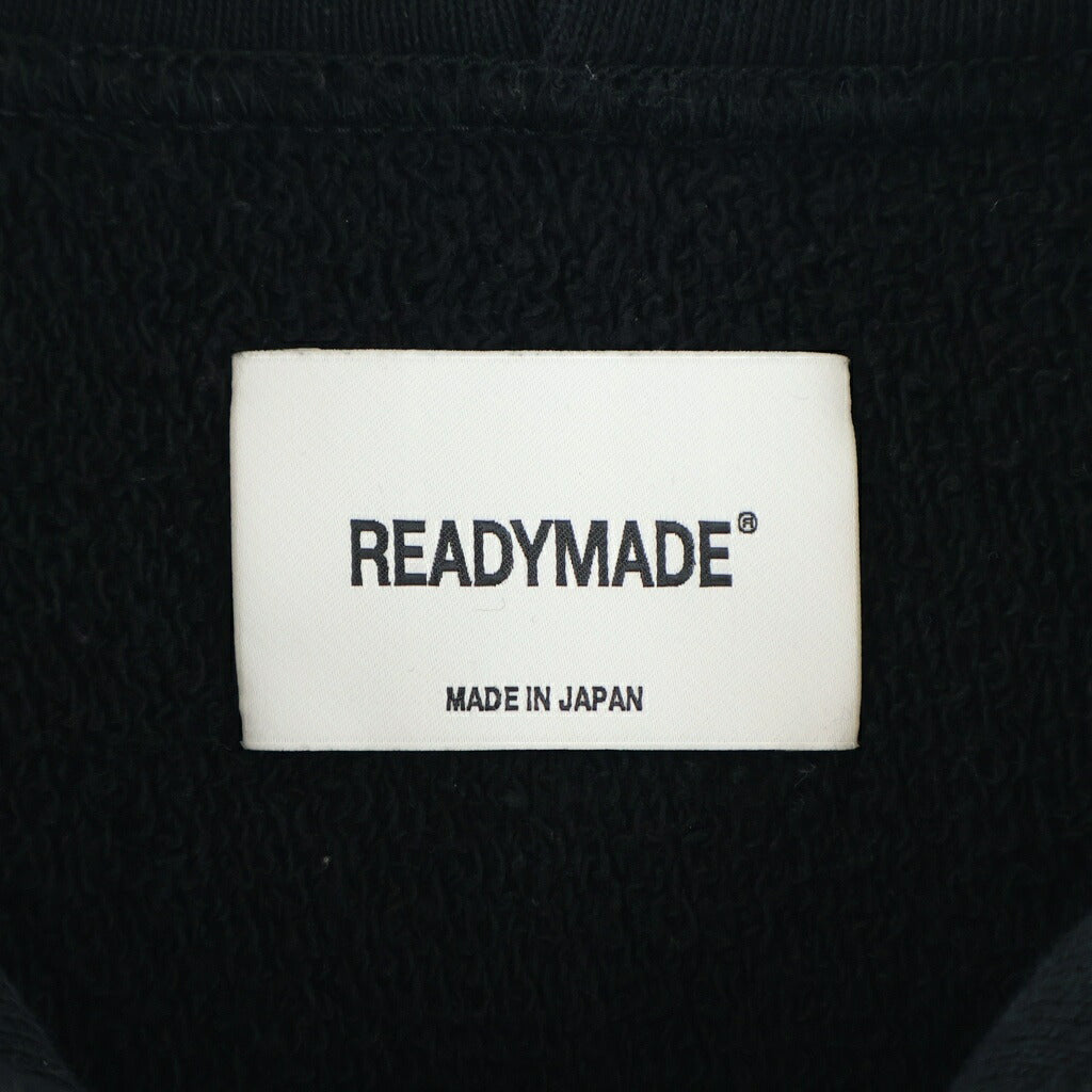 READY MADE(レディメイド) 20SS Smile Hoodie スマイル プリントロゴ スウェットプルオーバーパーカー ブラック RE-CO-BK-00-00-106