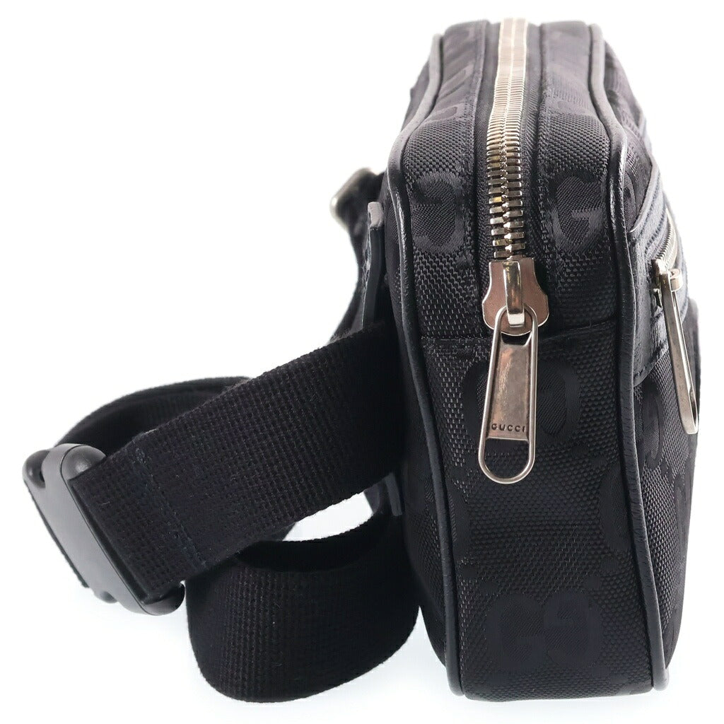 GUCCI(グッチ) オフ ザ グリッド GG総柄ベルトボディーバッグ ブラック 631341