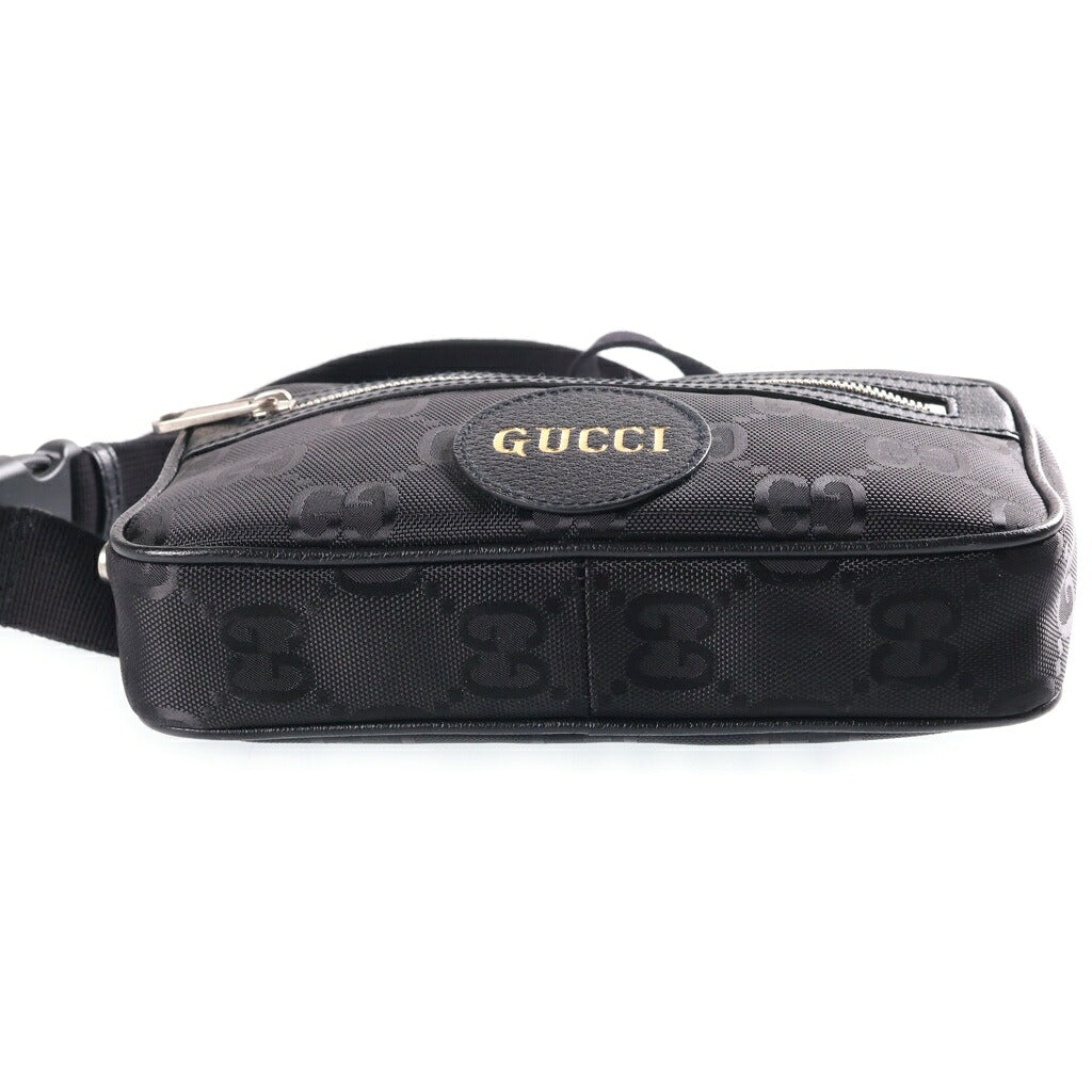 GUCCI(グッチ) オフ ザ グリッド GG総柄ベルトボディーバッグ ブラック 631341