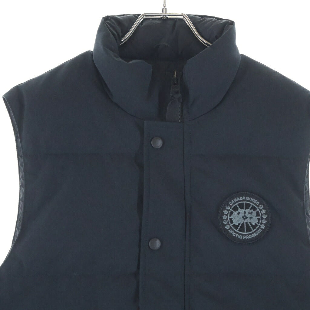 CANADA GOOSE(カナダグース) GARSON VEST ガーソン ワッペンロゴ ダウンベスト ブラック 2081MB