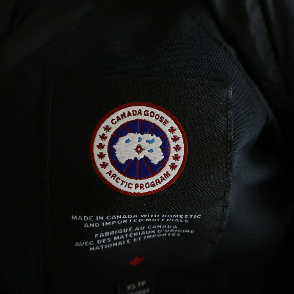 CANADA GOOSE(カナダグース) GARSON VEST ガーソン ワッペンロゴ ダウンベスト ブラック 2081MB