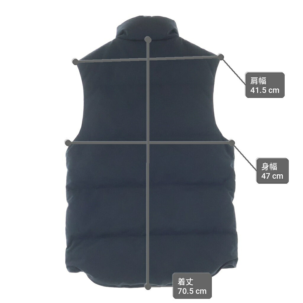 CANADA GOOSE(カナダグース) GARSON VEST ガーソン ワッペンロゴ ダウンベスト ブラック 2081MB