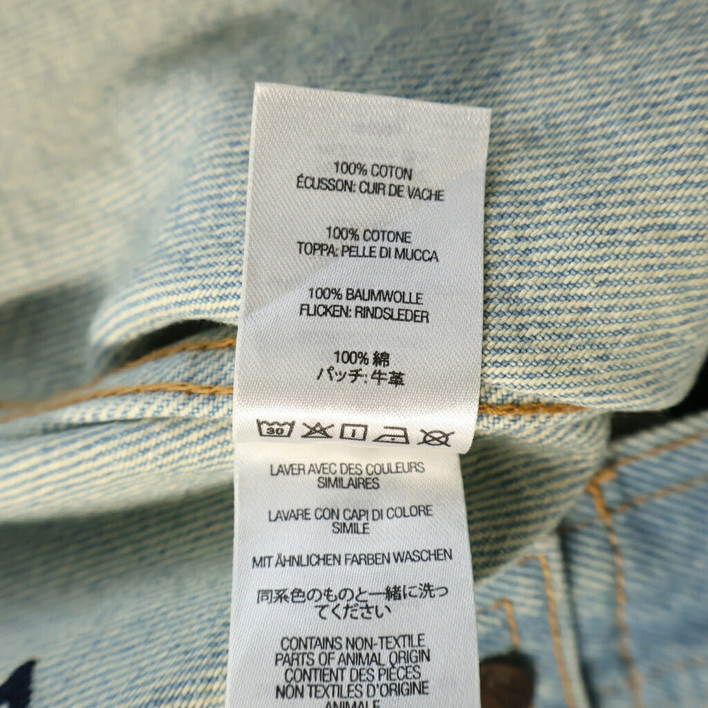 SUPREME(シュプリーム) 21AW MLB New York Yankees Denim Trucker Jacket エムエルビー ニューヨークヤンキース パッチワーク デニムトラッカージャケット インディゴ