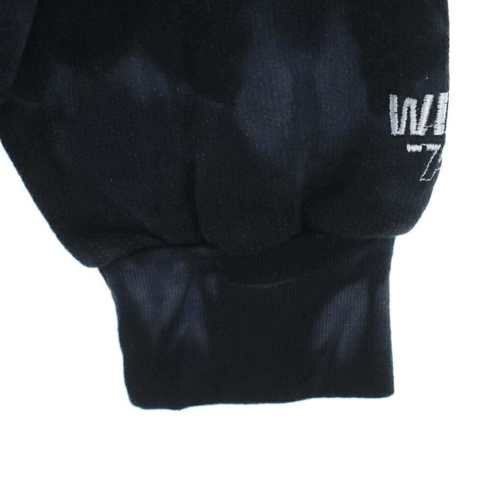 WIND AND SEA(ウィンダンシー) ×GOD SELECTION XXX Black Spider Tie-Dye ゴッドセレクショントリプルエックス タイダイ スウェットプルオーバーパーカー ブラック WDS-XXX-SP-04