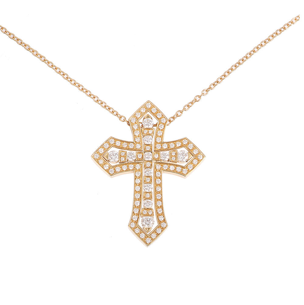 DAMIANI(ダミアーニ) ベルエポック クラウン ダイヤネックレス 20089533 サイズL K18YGイエローゴールド ジュエリー アクセサリー