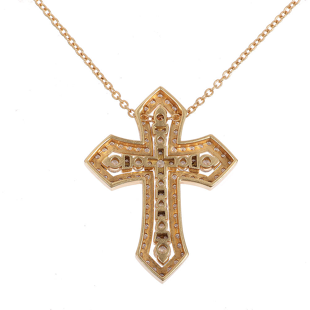 DAMIANI(ダミアーニ) ベルエポック クラウン ダイヤネックレス 20089533 サイズL K18YGイエローゴールド ジュエリー アクセサリー