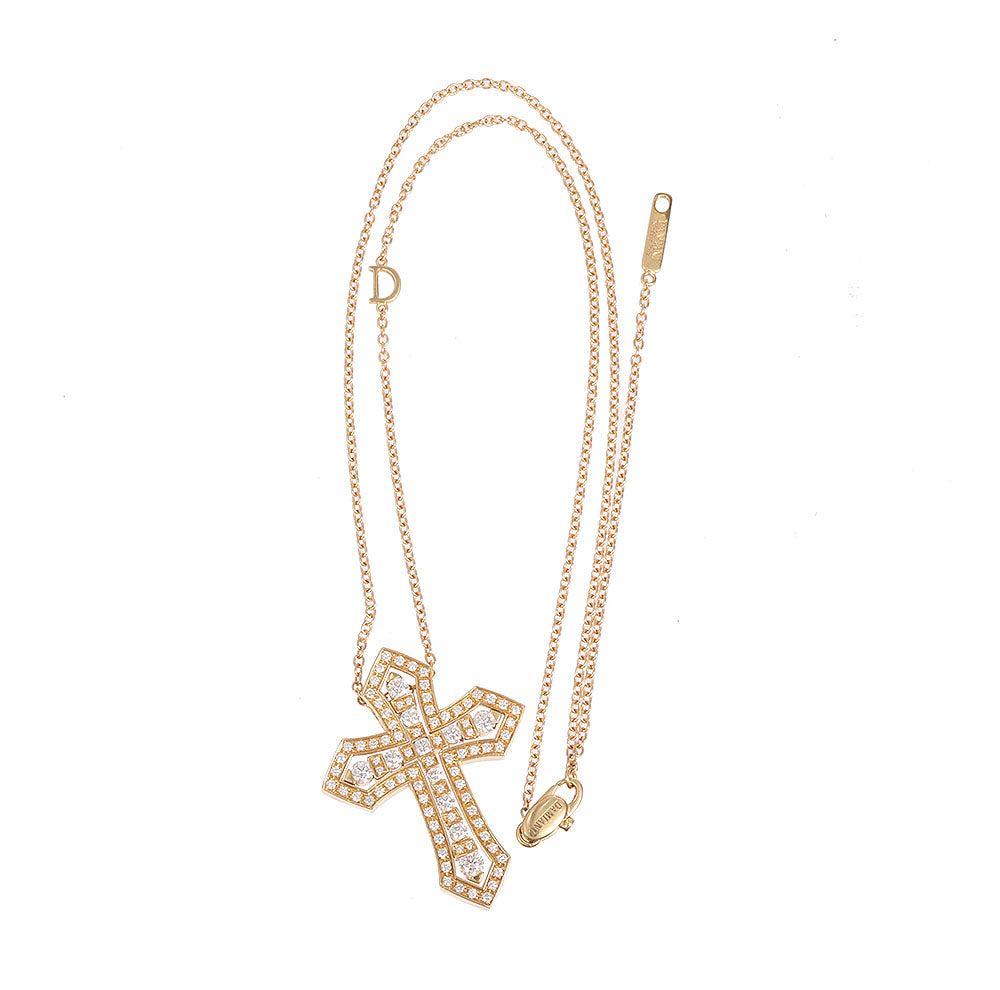 DAMIANI(ダミアーニ) ベルエポック クラウン ダイヤネックレス 20089533 サイズL K18YGイエローゴールド ジュエリー アクセサリー