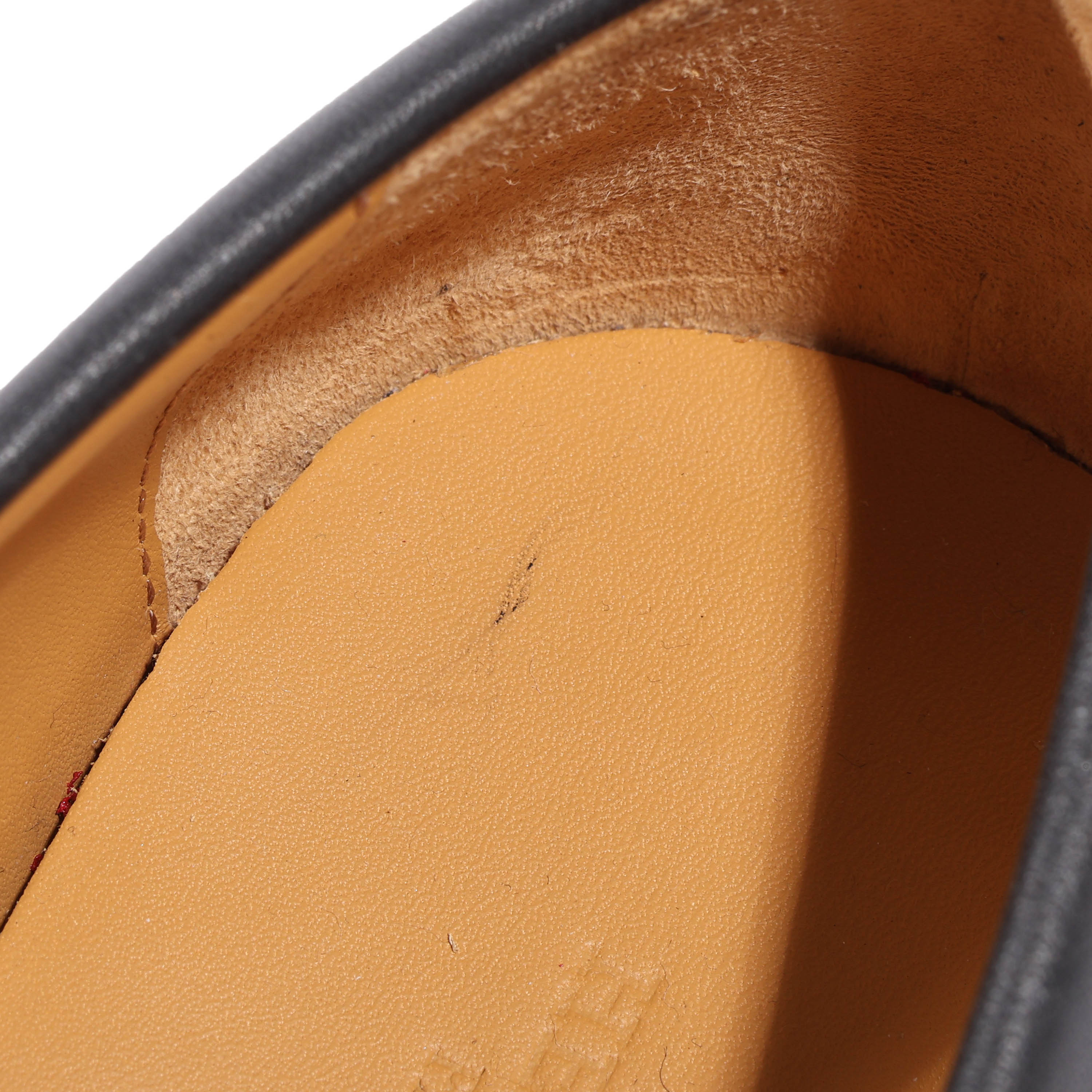 HERMES(エルメス) ケリーバックル モカシン アイコン ローファー ブラック レザー 36 1/2 レディース シューズ