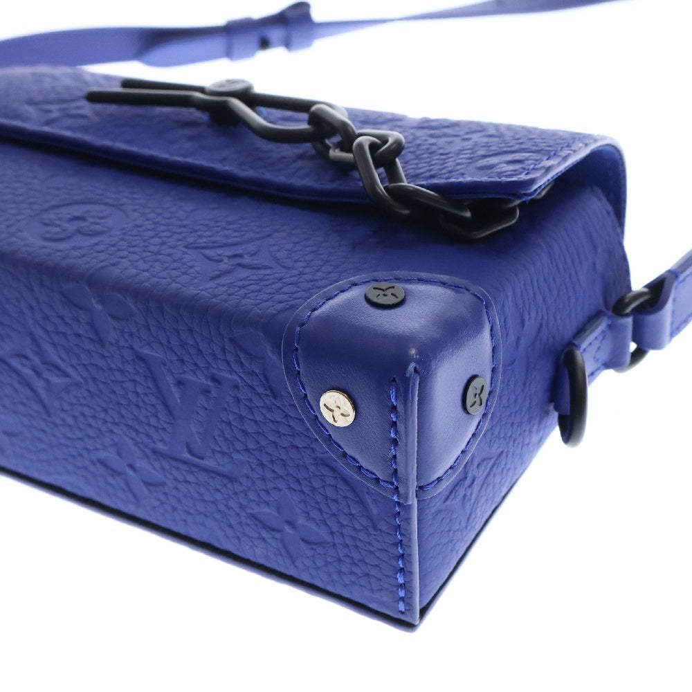 LOUIS VUITTON(ルイヴィトン) トリヨンモノグラム・スティーマーウエアラブルウォレット M82571 ICタイプ レザー ブルー ショルダーバッグ