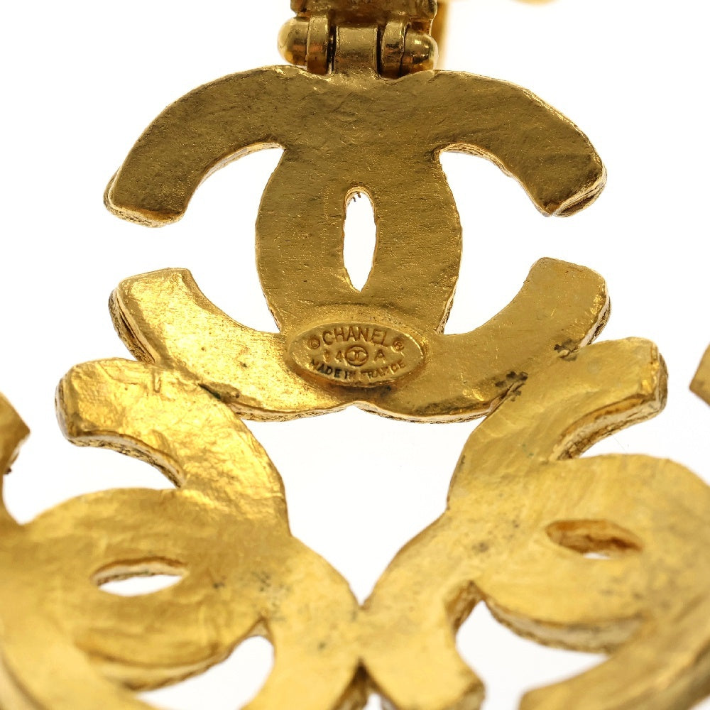 CHANEL(シャネル) トリプルココ ネックレス ゴールド GP 94A チェーン ペンダント ヴィンテージ アクセサリー