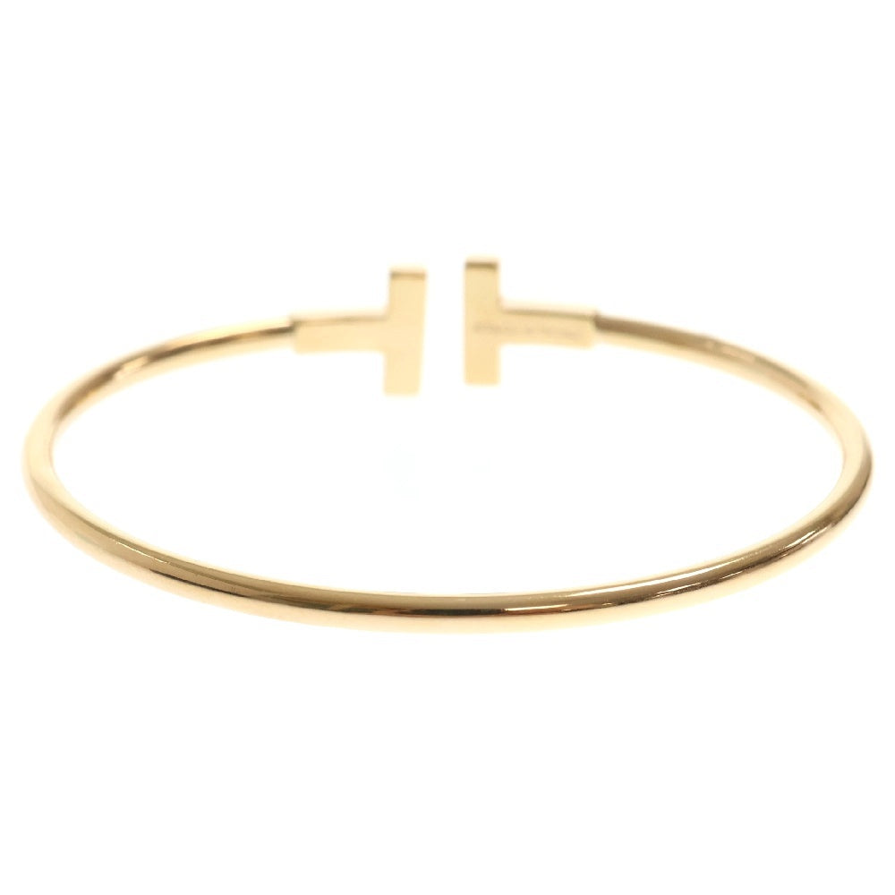 TIFFANY&Co(ティファニー) Tワイヤー ブレスレット ダイヤモンド Au750 PG ピンクゴールド バングル ジュエリー