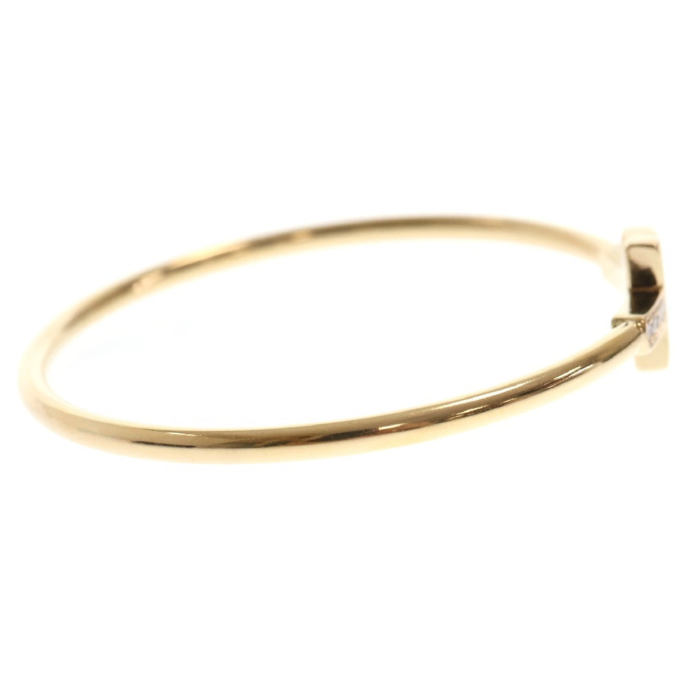 TIFFANY&Co(ティファニー) Tワイヤー ブレスレット ダイヤモンド Au750 PG ピンクゴールド バングル ジュエリー