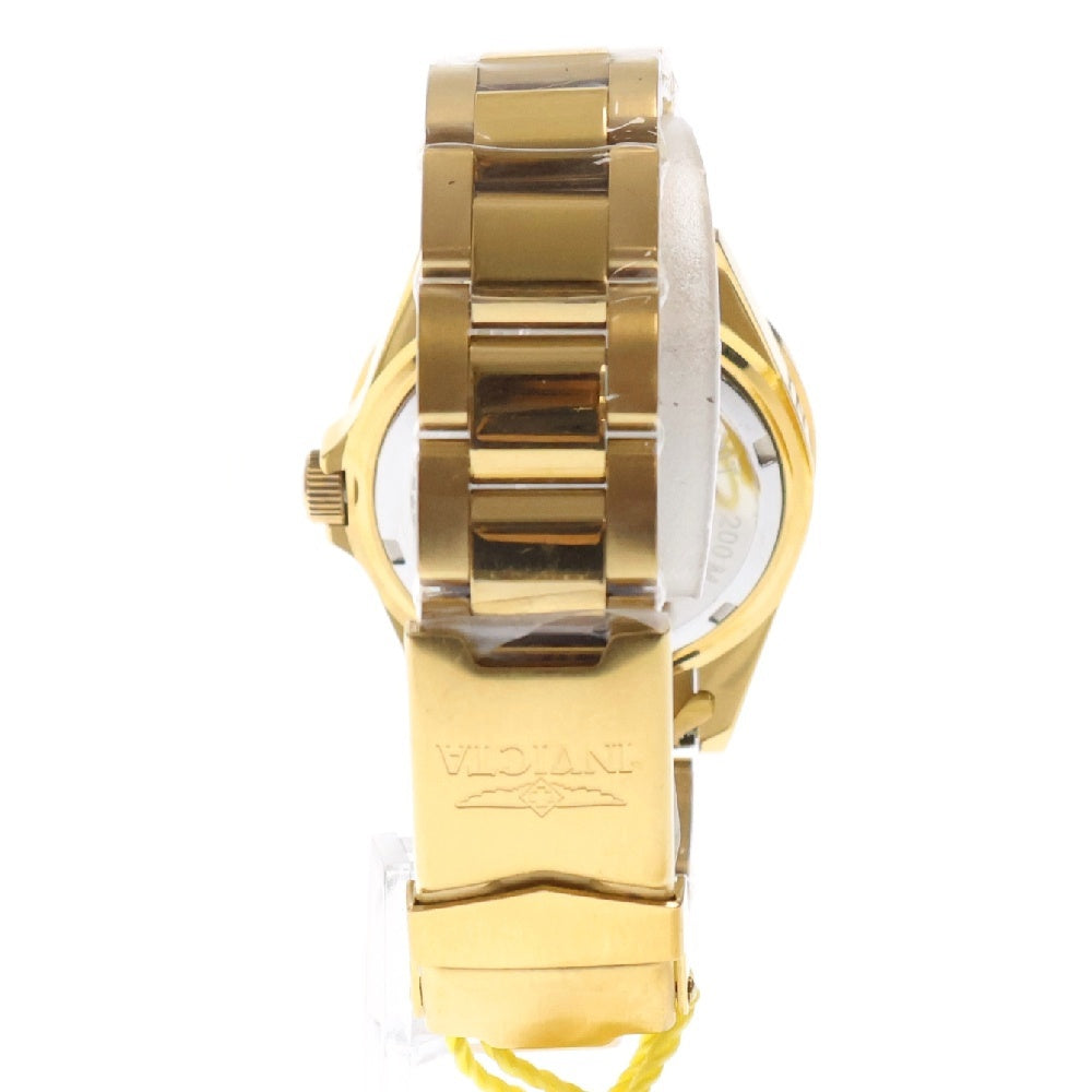 Invicta(インビクタ) ダイバーコレクション 黒文字盤 ゴールド GP/QZ クォーツ 腕時計