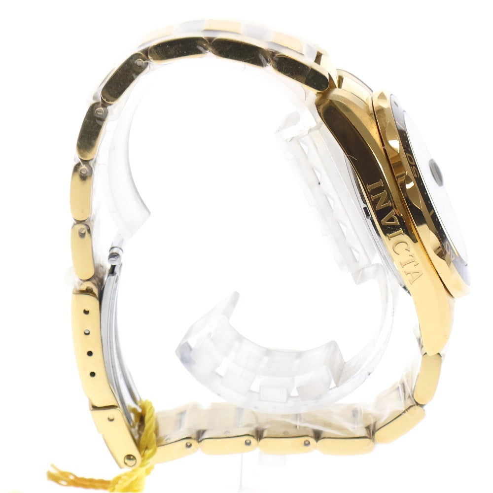 Invicta(インビクタ) ダイバーコレクション 黒文字盤 ゴールド GP/QZ クォーツ 腕時計