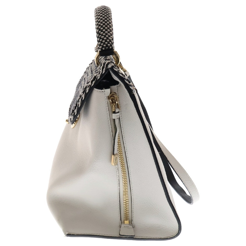 Salvatore Ferragamo(サルヴァトーレ フェラガモ) ジェットセット ハンドバッグ 2way ショルダーバッグ レザー ホワイト DH-21 H059