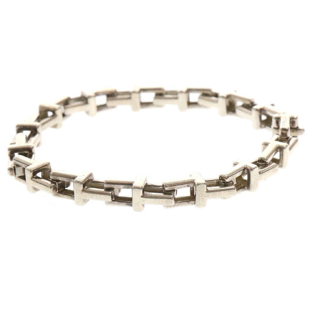 TIFFANY&Co(ティファニー) Tチェーン ブレスレット Ag925 シルバー バングル アクセサリー