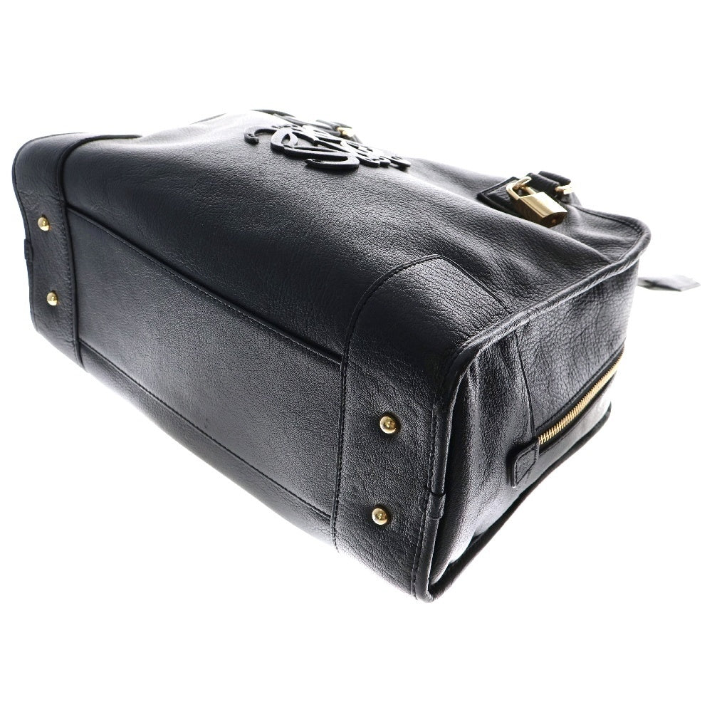 LOEWE(ロエベ) アマソナ35 ハンドバッグ ブラック レザー ゴールド金具 ボストンバッグ