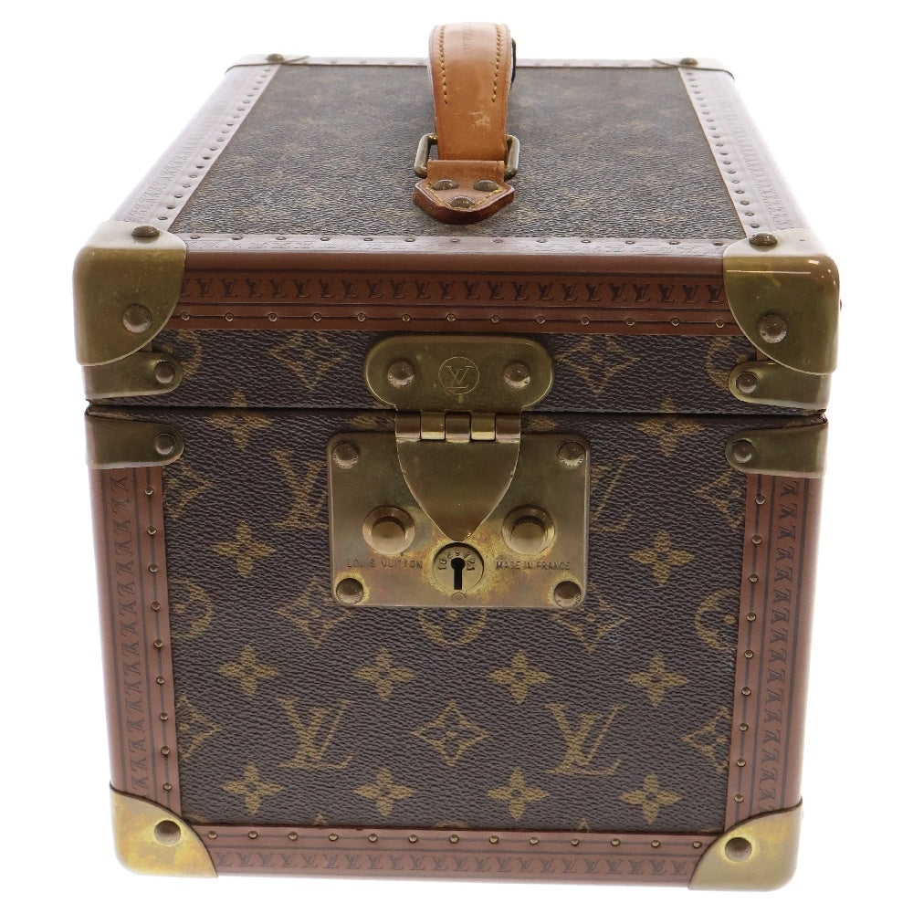 LOUIS VUITTON(ルイヴィトン) モノグラム ボワット・フラコン M21828 ブラウン PVC トランク メイクボックス ハンドバッグ バニティ