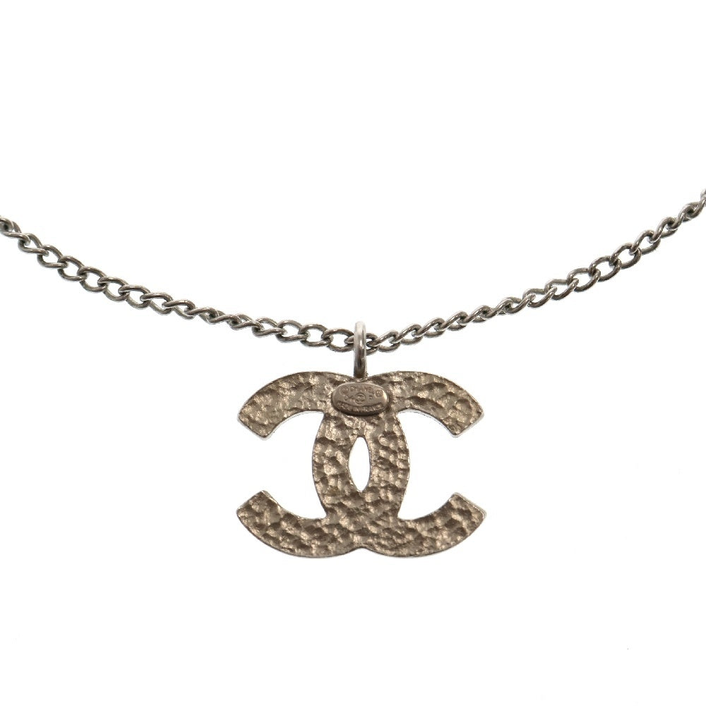 CHANEL(シャネル) ココマーク ネックレス ブラック メタル ペンダント 04P