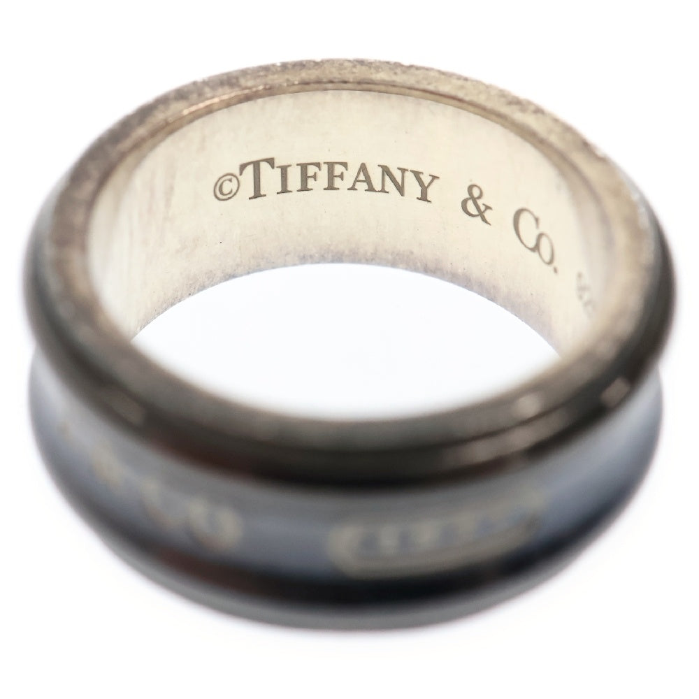 TIFFANY&Co(ティファニー) 1837 ナロー リング 925 シルバー チタン 約13号 アクセサリー 指輪