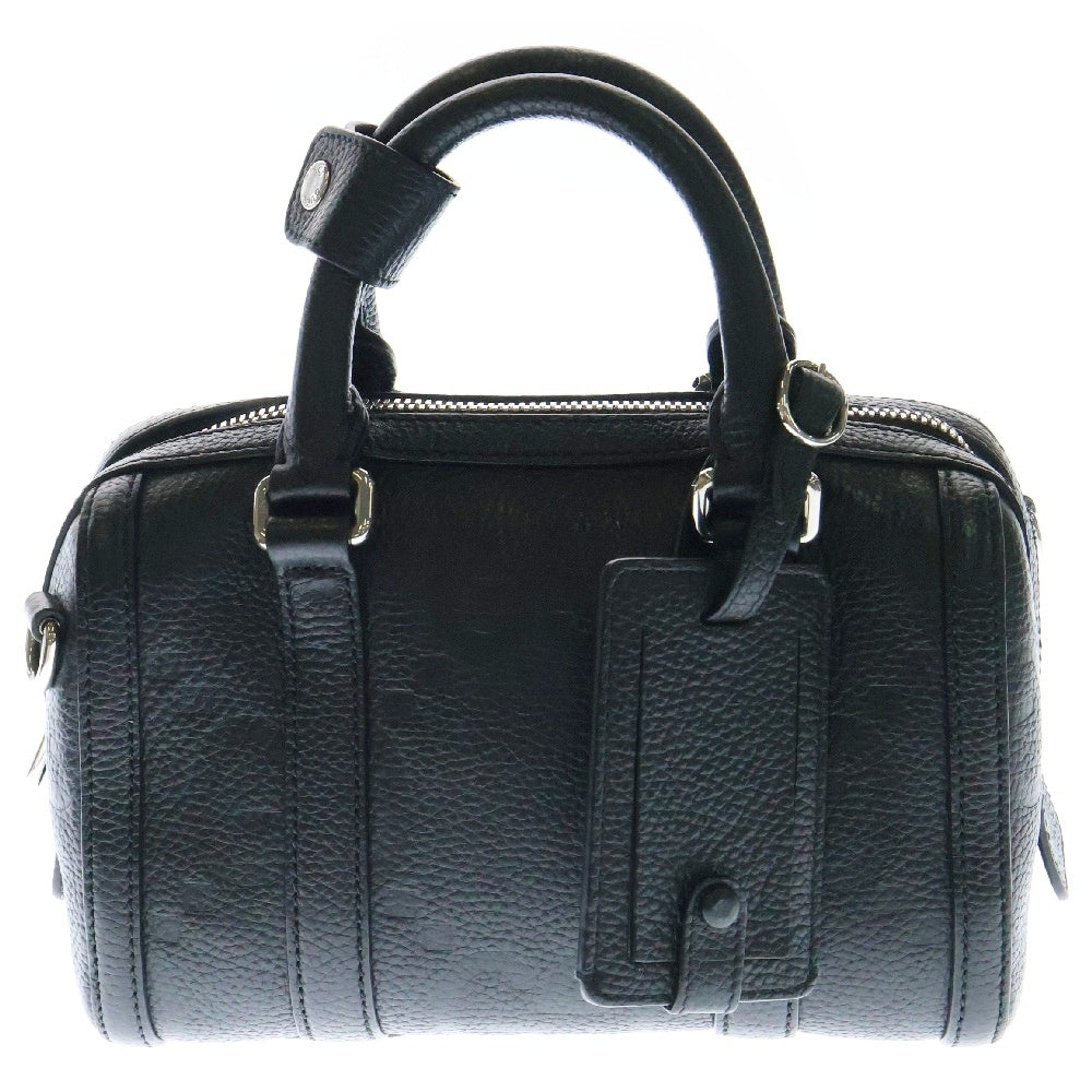 GUCCI(グッチ) ジャンボGG 2WAY レザー ダッフル ショルダーバッグ ハンドバッグ ブラック 725292