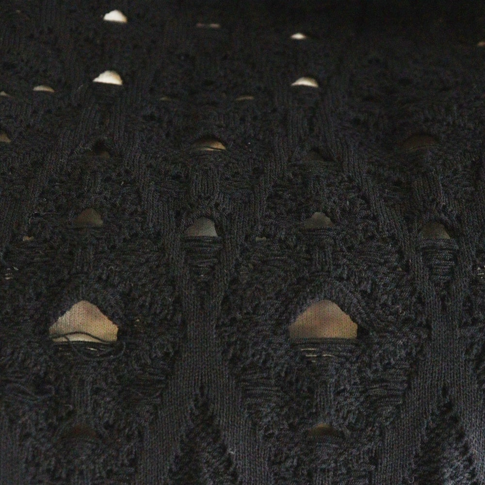 CHANEL(シャネル) ココマーク レース編み ノースリーブワンピース ブラック レディース P43418W05085