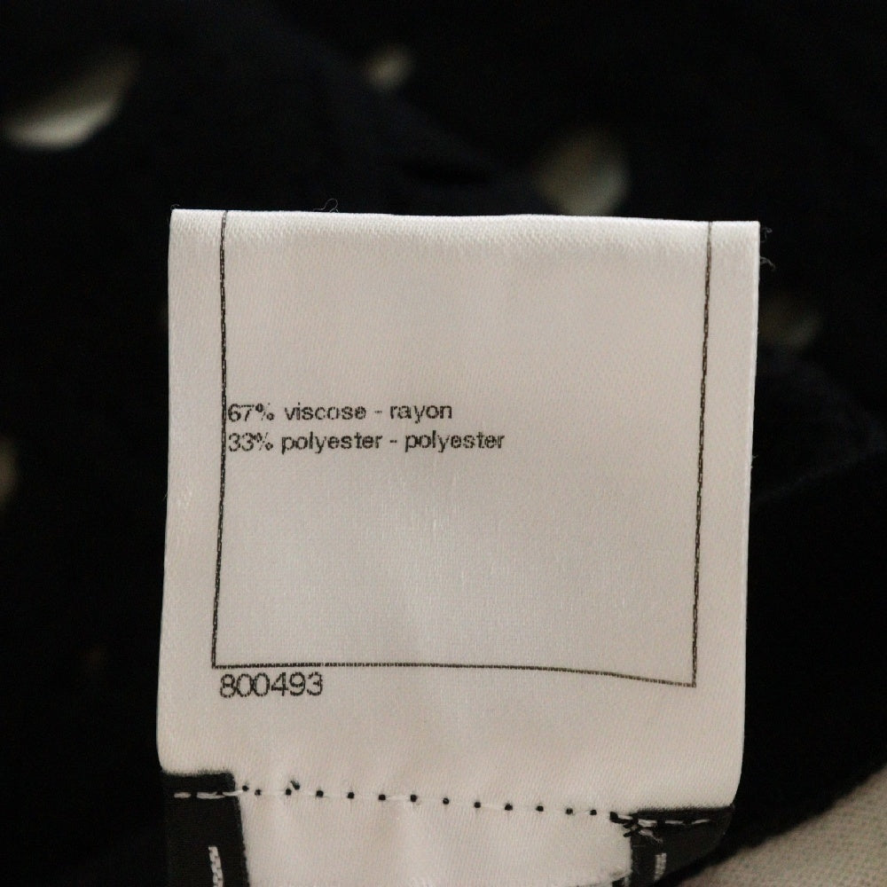 CHANEL(シャネル) ココマーク レース編み ノースリーブワンピース ブラック レディース P43418W05085