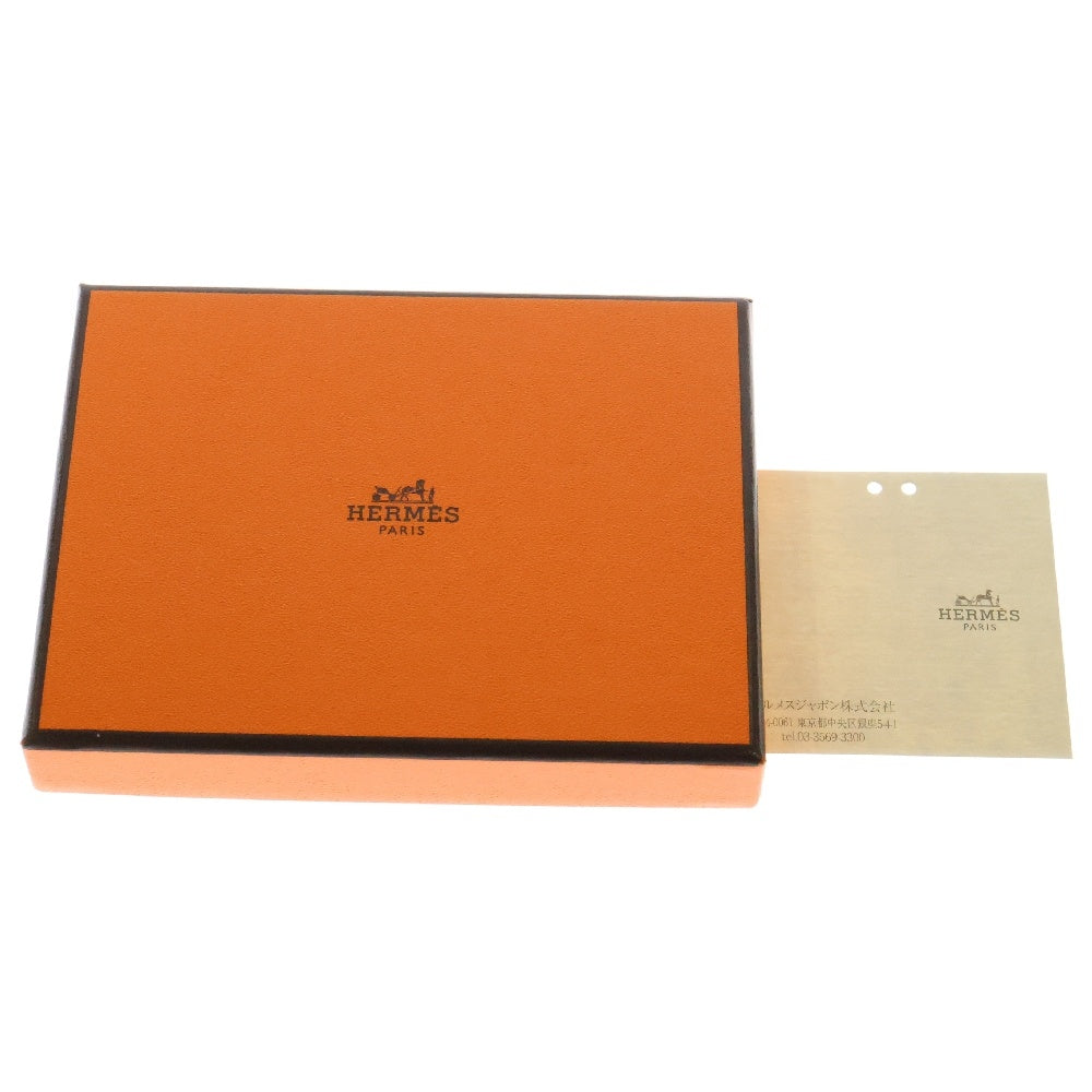 HERMES(エルメス) MC2 ユークリッド カードケース パスケースブルー×オレンジ ヴォーエプソン B刻印