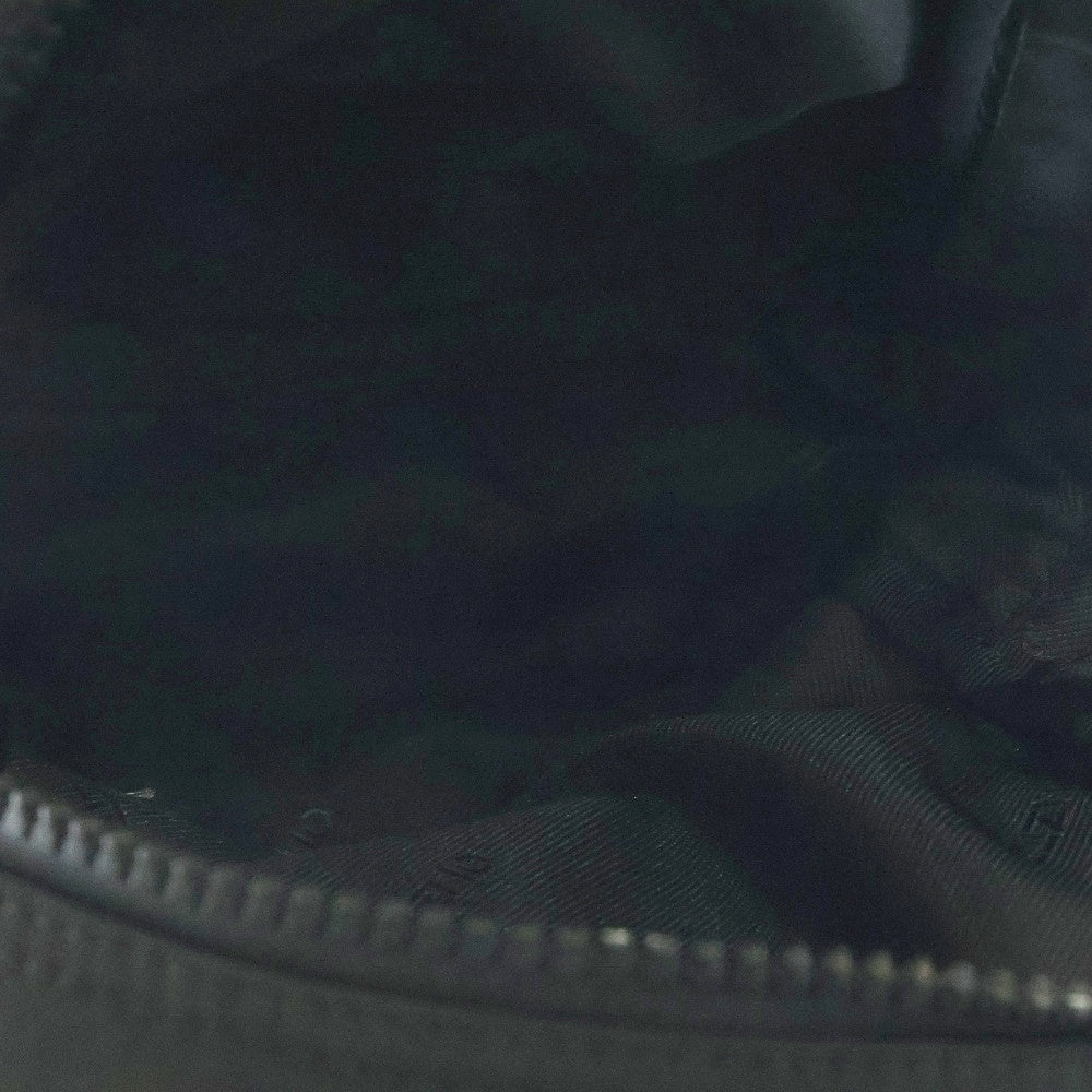 KENZO(ケンゾー) ナイロンバックパックミニ ショルダーバッグ 斜め掛けバッグ タイガー 刺繍 ブラック