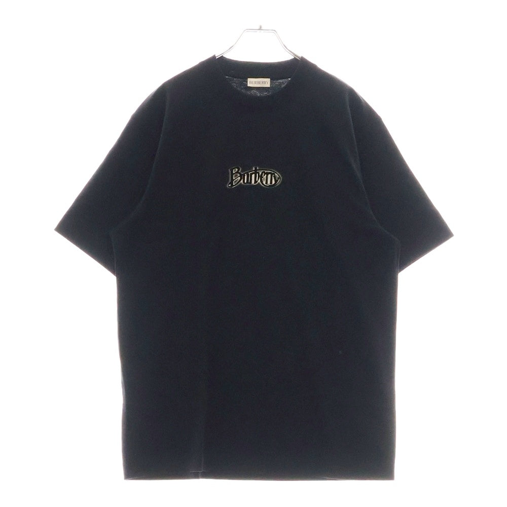 BURBERRY(バーバリー) ロゴ コットン 半袖 Tシャツ ブラック M 8097810 メンズ