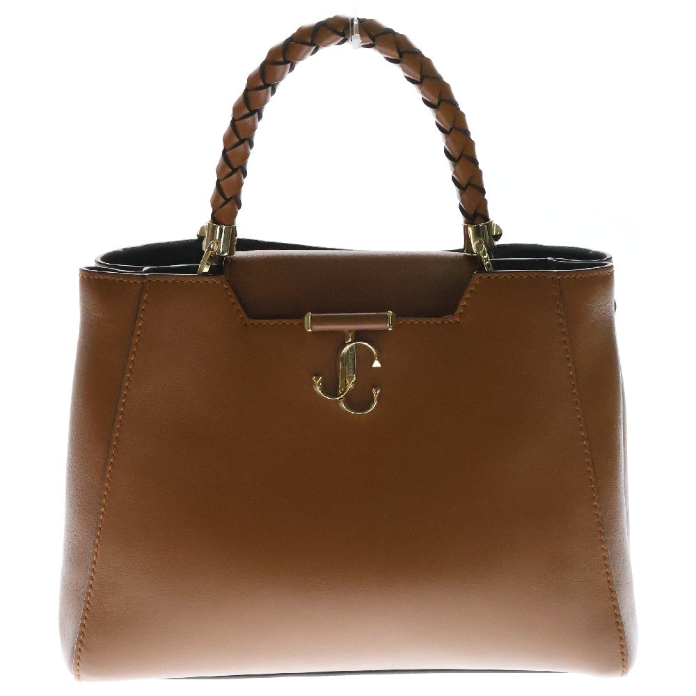 JIMMY CHOO(ジミーチュウ) ヴァレンヌ ハンドバッグ ブラウン カーフ 