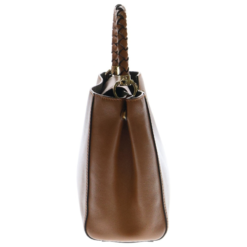 JIMMY CHOO(ジミーチュウ) ヴァレンヌ ハンドバッグ ブラウン カーフレザー レディース