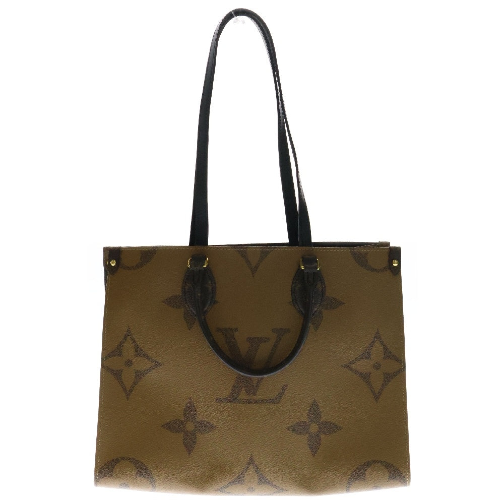 LOUIS VUITTON(ルイヴィトン) モノグラムジャイアント リバース オンザゴーMM トートバッグ ブラウン PVCレザー RFID M45321