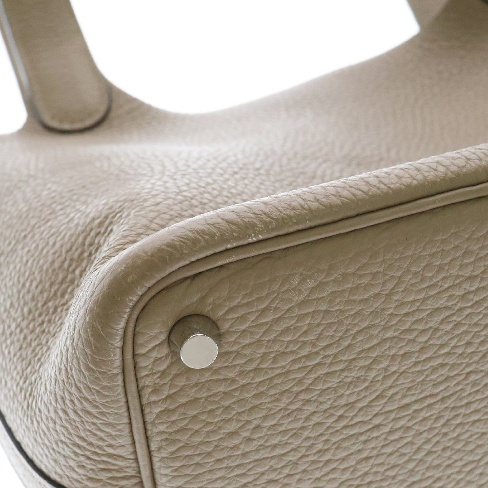 HERMES(エルメス) ピコタンPM トゥルティールグレー トリヨンクレマンス シルバー金具 ハンドバッグ □N刻印