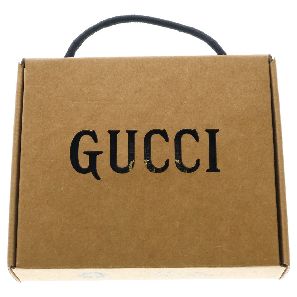 GUCCI(グッチ) オフザグリット二つ折り 財布ウォレット ナイロンキャンバス×レザー ブラック 625574