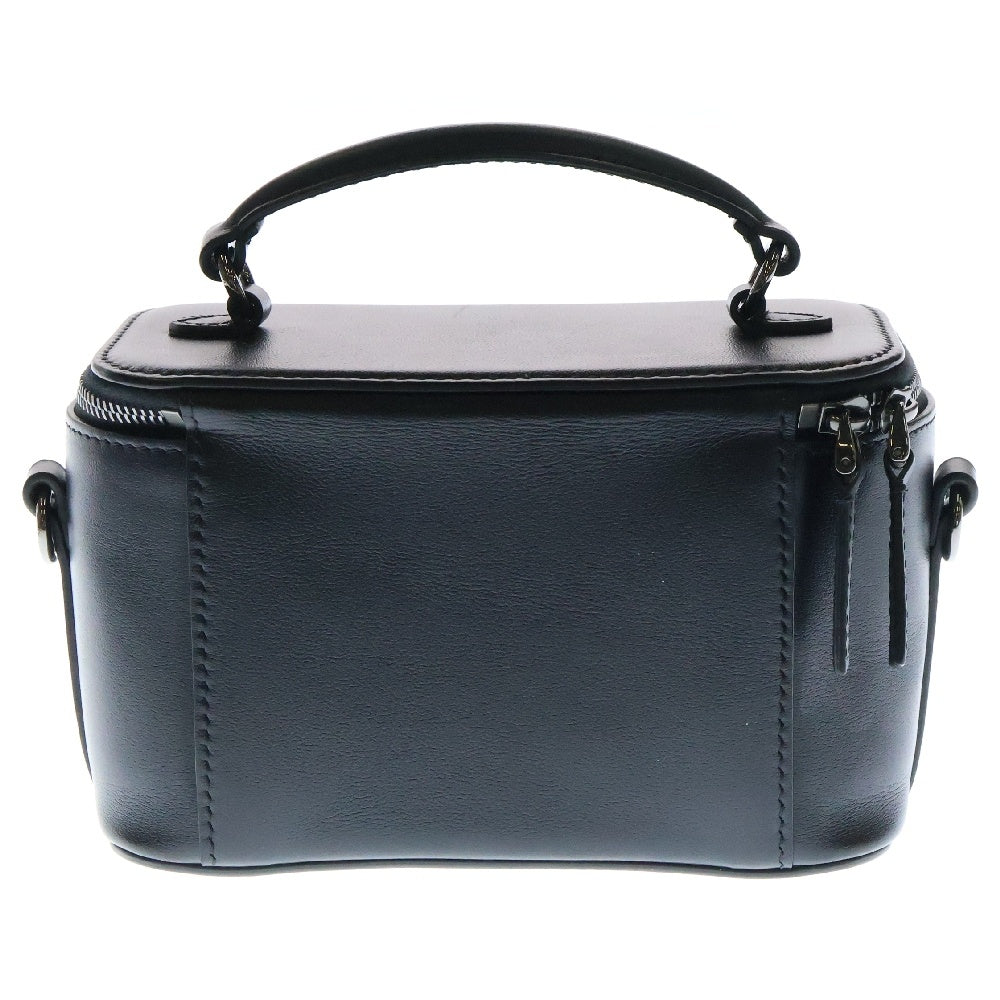 VALENTINO(ヴァレンチノ) Vロゴ レザー2WAYバニティバッグ ショルダーバッグ ブラック