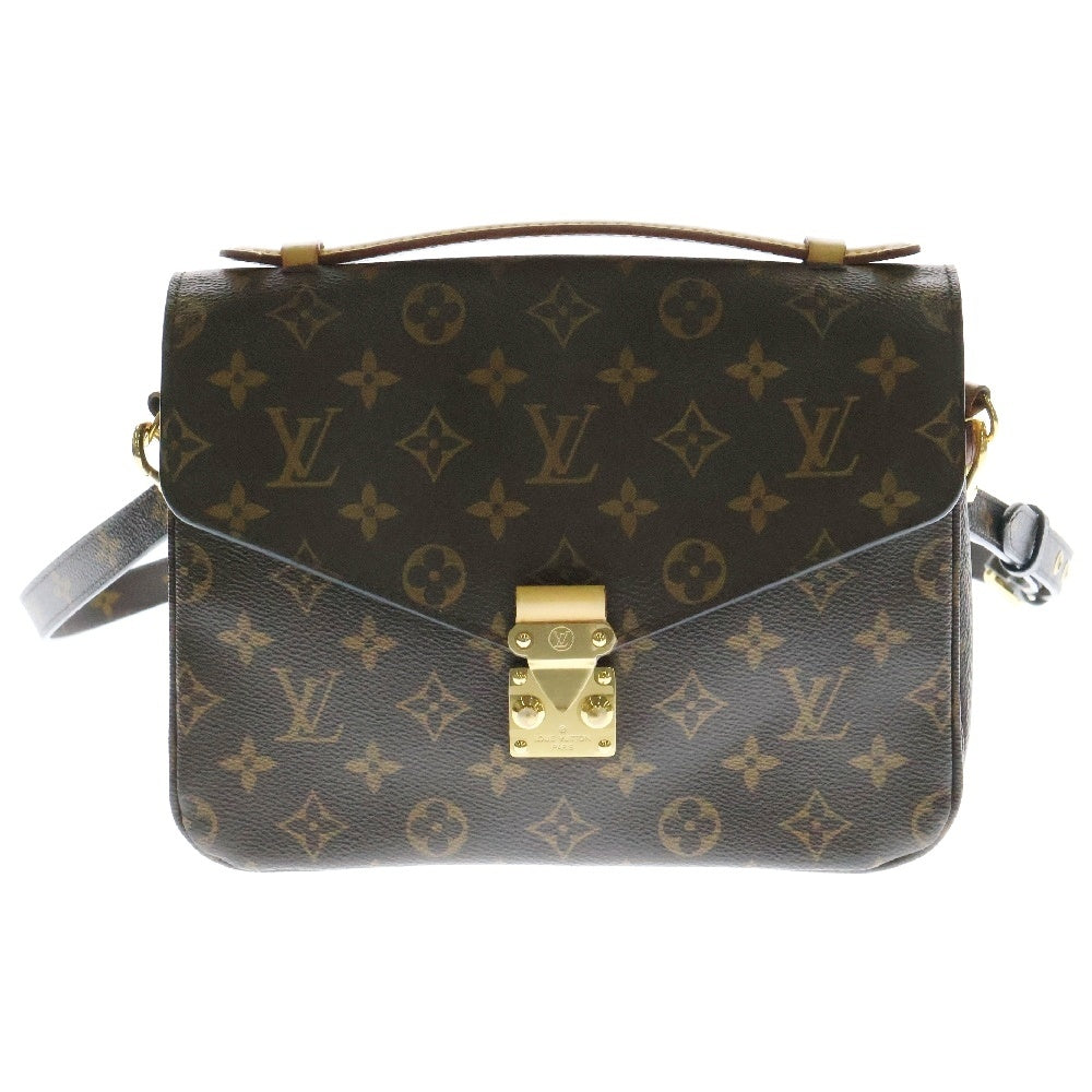 LOUIS VUITTON(ルイヴィトン) モノグラム ポシェットメティスMM 2wayバッグ ショルダーバッグ ブラウン PVCレザー M40780