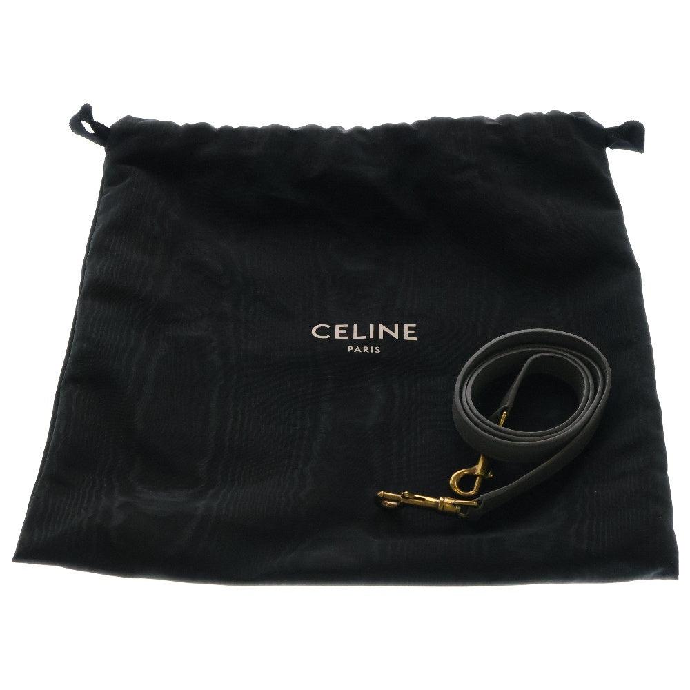 CELINE(セリーヌ) ラゲージ ナノショッパー ハンドバック グレー レザー