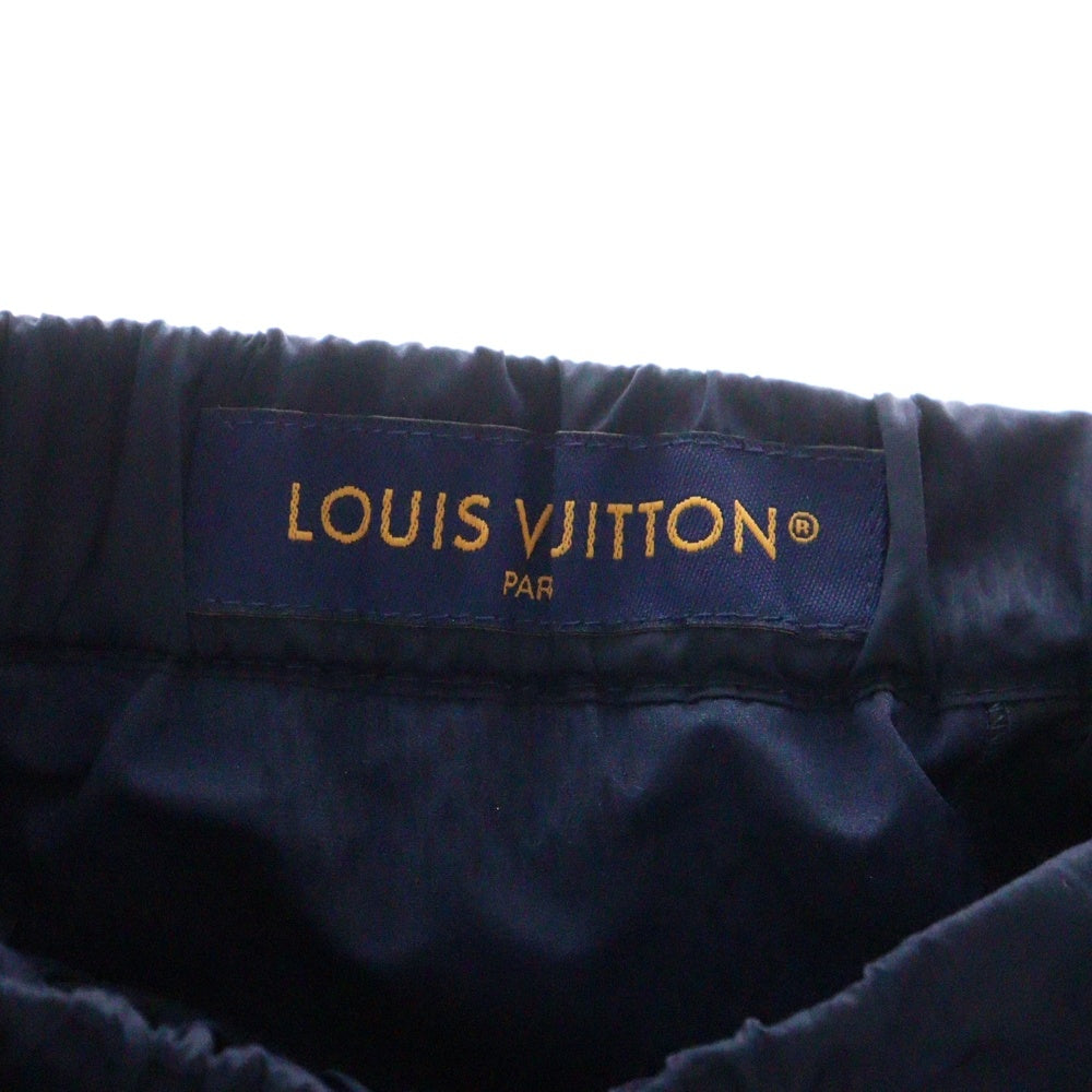 LOUIS VUITTON(ルイヴィトン) ダミエ ポリエステル ボトムス パンツ ネイビー メンズ 50