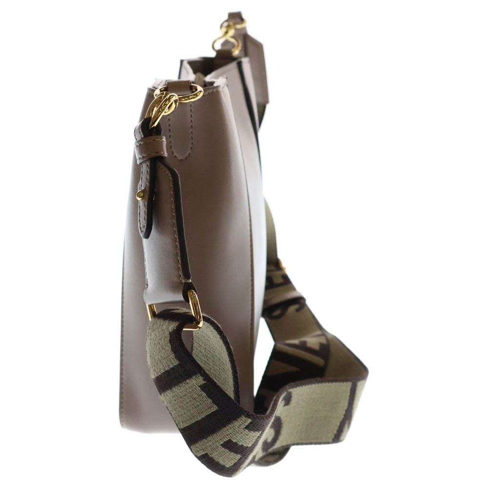 STELLA McCARTNEY(ステラマッカートニー) ショルダーバッグ ブラウン フェイクレザー ピンクベージュ ゴールド金具 70073W8542