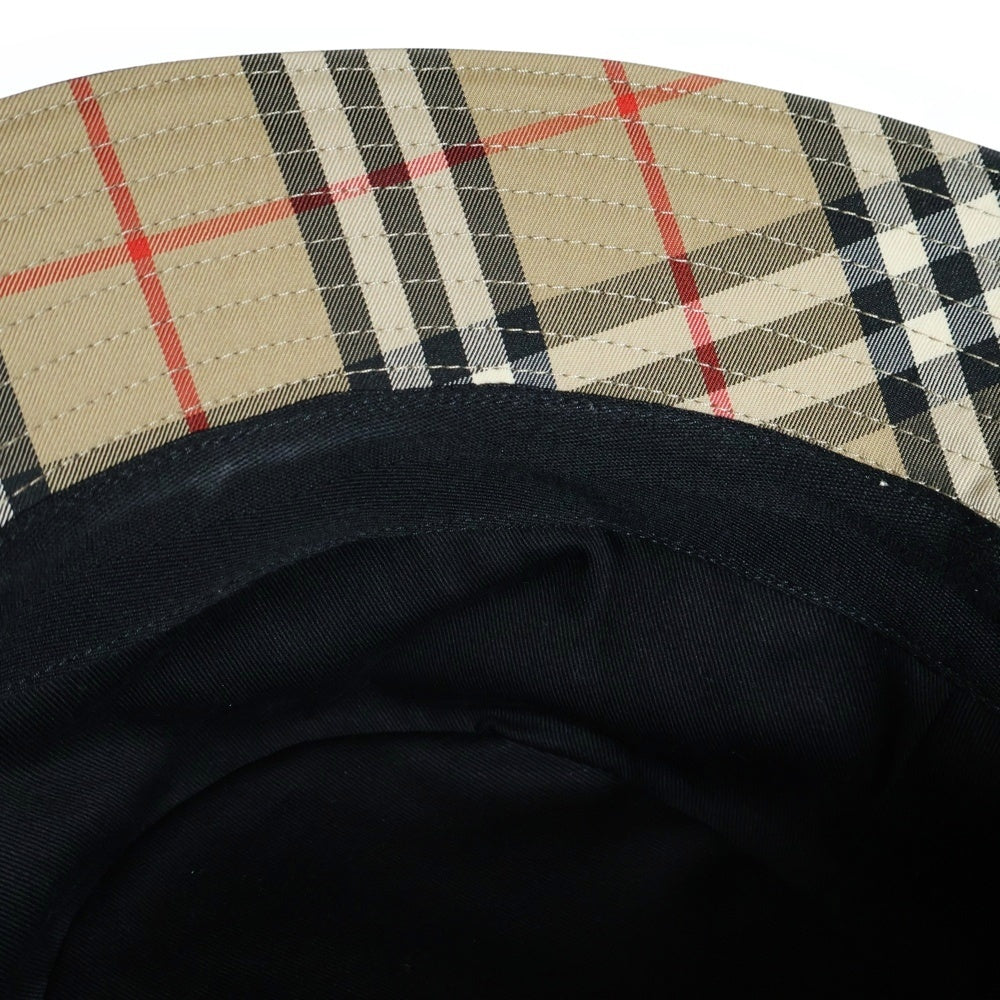 BURBERRY(バーバリー) バーバリー チェック バケットハット ベージュ コットン 8026927 帽子