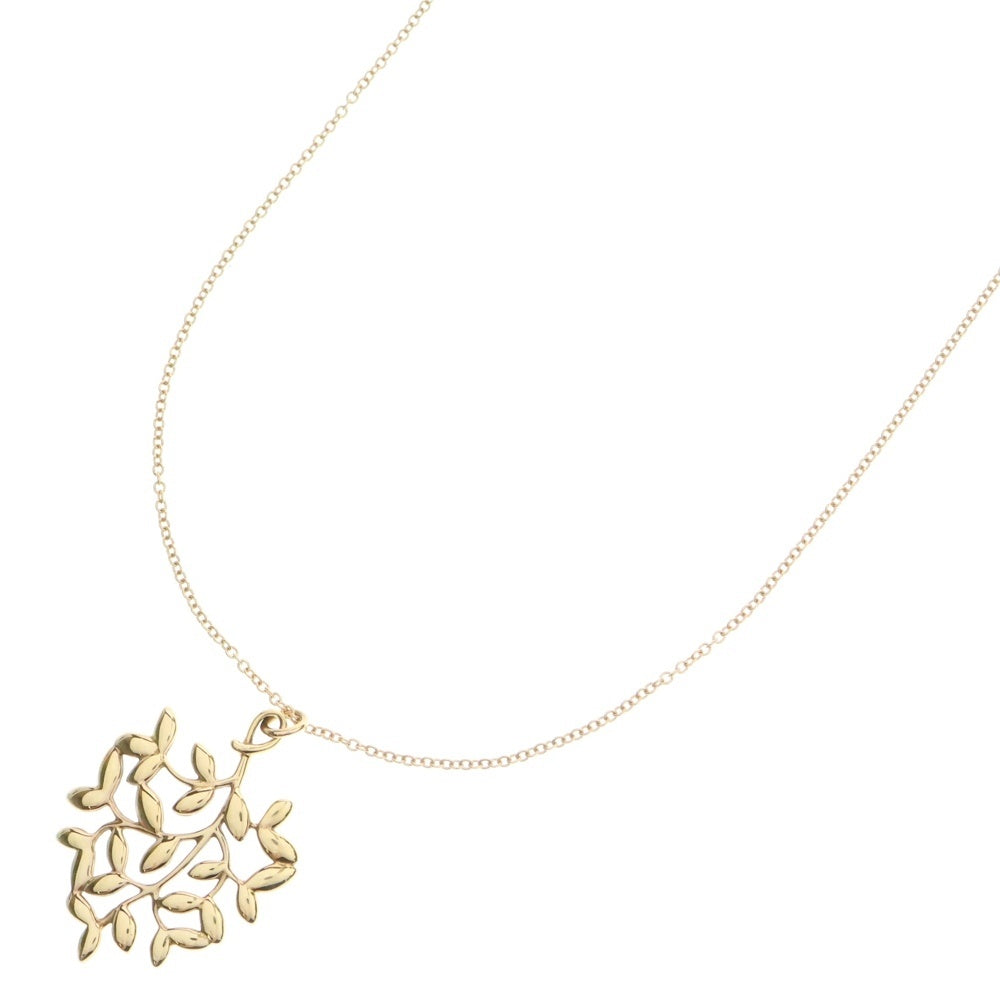 TIFFANY&Co(ティファニー) エルサペレッティ オリーブ ネックレス Au750 K18 YG イエローゴールド ジュエリー