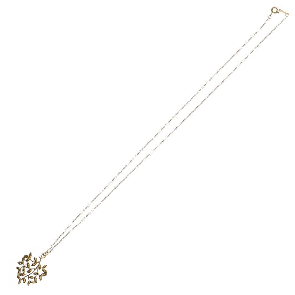 TIFFANY&Co(ティファニー) エルサペレッティ オリーブ ネックレス Au750 K18 YG イエローゴールド ジュエリー