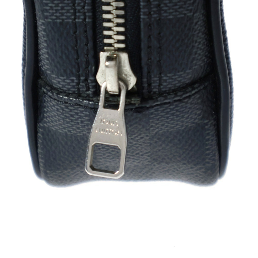 LOUIS VUITTON(ルイヴィトン) トゥルーストワレPM ダミエグラフィット キャンバス レザー ポーチ ブラック/グレー N47522