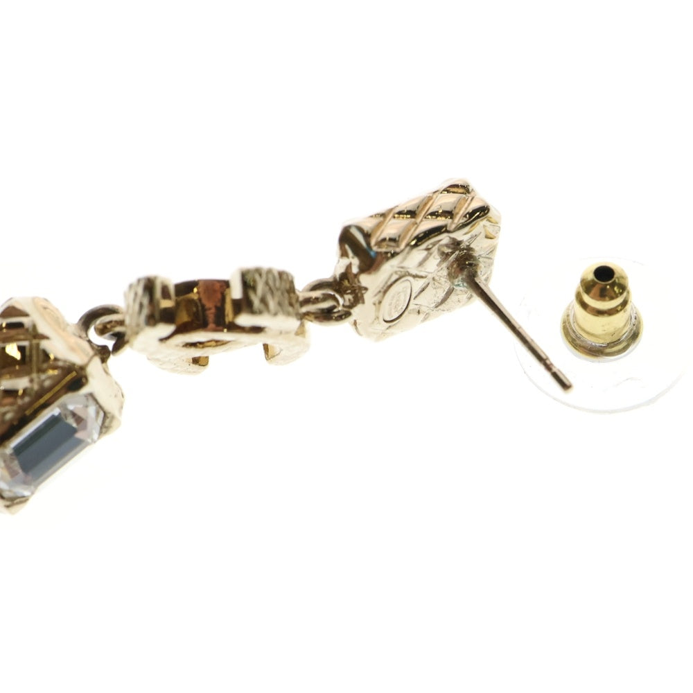 CHANEL(シャネル) A23K ココマーク ラインストーン ピアス