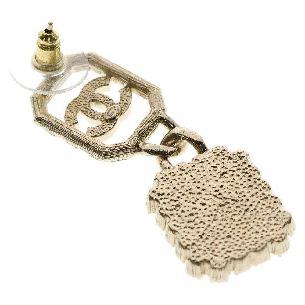 CHANEL(シャネル) B23K ココマーク ラインストーン ピアス イヤーアクセサリー ピンク×ゴールド