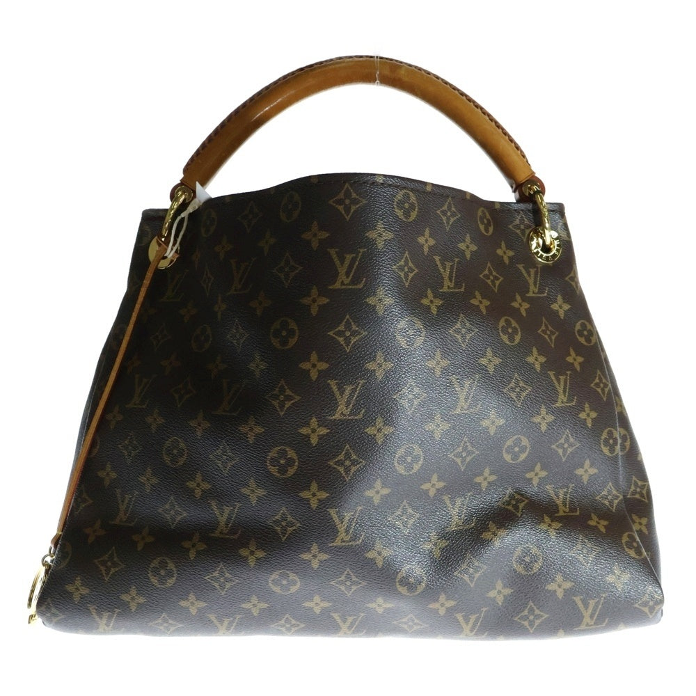 LOUIS VUITTON(ルイヴィトン) モノグラム アーツィーGM ハンドバッグ ブラウン ゴールド金具 レザー×PVC M40259